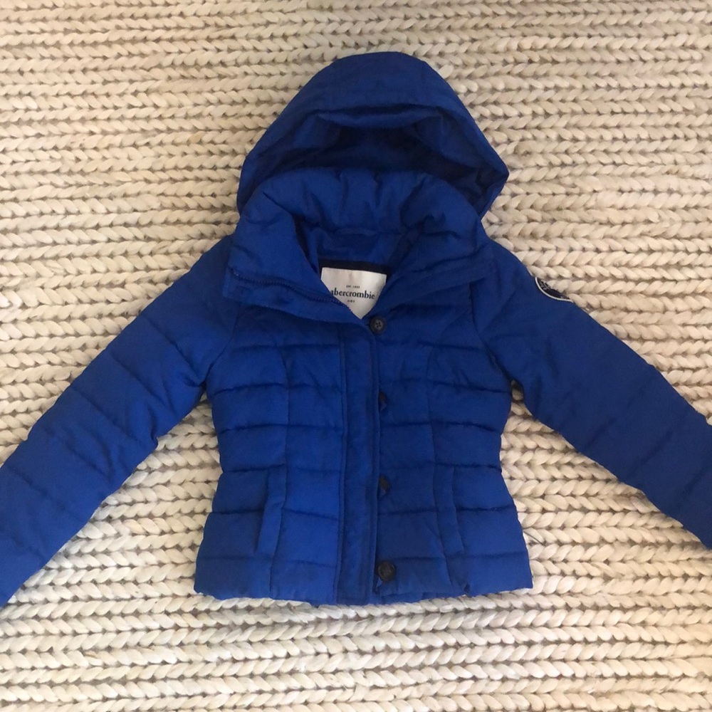 GIRLS Cobalt A&F Kids Puffer Jacket
